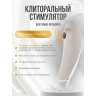 Бесконтактный клиторальный стимулятор WOMANIZER PREMIUM белый/хром WZ09JB0100